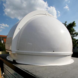 2.2m short height observatory dome (flat roof installation)